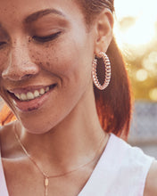 Load image into Gallery viewer, Fallyn Hoop Earrings In Gold