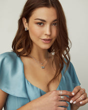 Load image into Gallery viewer, Elisa Silver Pendant Necklace in Slate
