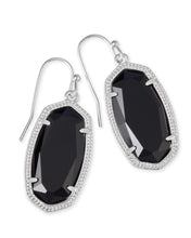 Load image into Gallery viewer, Dani Silver Earrings in Black