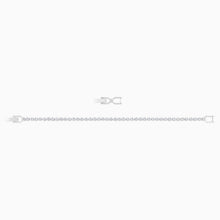 Load image into Gallery viewer, EMILY BRACELET, WHITE, RHODIUM PLATED