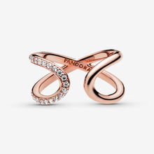Load image into Gallery viewer, Wrapped Open Infinity Ring