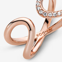 Load image into Gallery viewer, Wrapped Open Infinity Ring