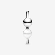 Load image into Gallery viewer, Bead and Freshwater Cultured Pearl Open Ring