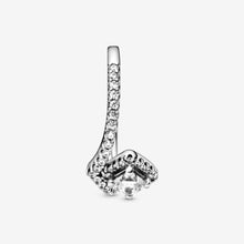 Load image into Gallery viewer, Pandora Square Sparkle Wishbone Ring