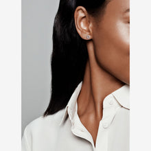 Load image into Gallery viewer, Sparkling Honeycomb Hexagon Stud Earrings