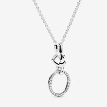 Load image into Gallery viewer, Knotted Heart Pendant Necklace