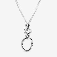 Load image into Gallery viewer, Knotted Heart Pendant Necklace
