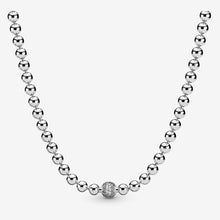 Load image into Gallery viewer, Beads &amp; Pavé Necklace