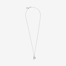 Load image into Gallery viewer, Sparkling Freehand Heart Pendant Necklace