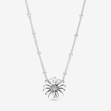 Load image into Gallery viewer, Pavé Daisy Flower Collier Necklace