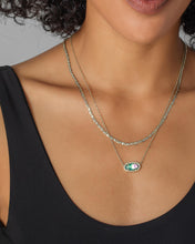 Load image into Gallery viewer, Elisa Gold Multi Strand Necklace in Lilac Abalone