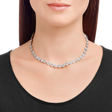 Load image into Gallery viewer, ANGELIC NECKLACE, WHITE, RHODIUM PLATED