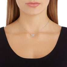 Load image into Gallery viewer, SWAROVSKI ICONIC SWAN PENDANT, MULTI-COLORED, RHODIUM PLATED