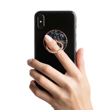 Load image into Gallery viewer, Glam Rock Ring Sticker, Black, Mixed plating