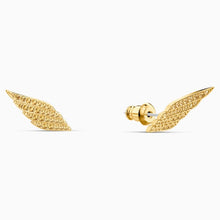 Load image into Gallery viewer, Fit Wonder Woman Pierced Earrings, Gold tone, Gold-tone plated