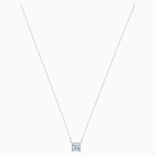 Load image into Gallery viewer, ATTRACT NECKLACE, WHITE, RHODIUM PLATED