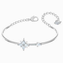 Load image into Gallery viewer, SWAROVSKI SYMBOLIC BANGLE, WHITE, RHODIUM PLATED