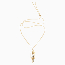 Load image into Gallery viewer, TROPICAL PARROT NECKLACE, LIGHT MULTI-COLORED, GOLD-TONE PLATED