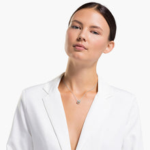 Load image into Gallery viewer, SWAROVSKI SPARKLING DANCE CAT NECKLACE, LIGHT MULTI-COLORED, RHODIUM PLATED
