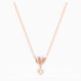Load image into Gallery viewer, LIFELONG HEART PENDANT, WHITE, ROSE-GOLD TONE PLATED