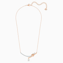 Load image into Gallery viewer, LIFELONG HEART NECKLACE, WHITE, MIXED METAL FINISH