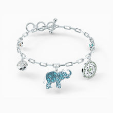 Load image into Gallery viewer, SWAROVSKI SYMBOLIC ELEPHANT BRACELET, LIGHT MULTI-COLORED, RHODIUM PLATED