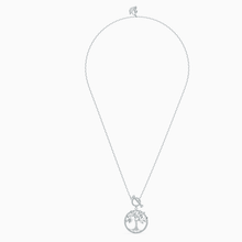 Load image into Gallery viewer, SWAROVSKI SYMBOLIC TREE OF LIFE NECKLACE, WHITE, RHODIUM PLATED