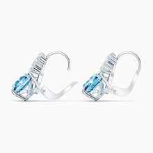 Load image into Gallery viewer, SPARKLING SET, AQUA, RHODIUM PLATED