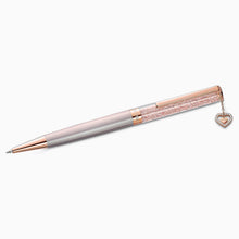 Load image into Gallery viewer, CRYSTALLINE BALLPOINT PEN, PINK, ROSE-GOLD TONE PLATED