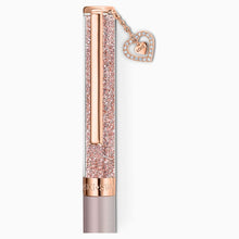 Load image into Gallery viewer, CRYSTALLINE BALLPOINT PEN, PINK, ROSE-GOLD TONE PLATED