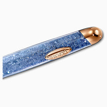 Load image into Gallery viewer, CRYSTALLINE NOVA ANNIVERSARY BALLPOINT PEN, BLUE, ROSE-GOLD TONE PLATED