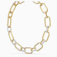 Load image into Gallery viewer, TIME NECKLACE, WHITE, MIXED METAL FINISH