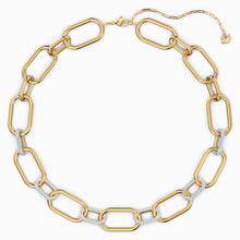 Load image into Gallery viewer, TIME NECKLACE, WHITE, MIXED METAL FINISH