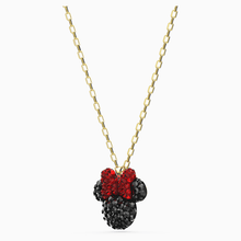 Load image into Gallery viewer, MINNIE PENDANT, BLACK, GOLD-TONE PLATED