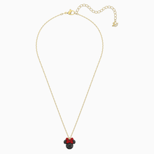 Load image into Gallery viewer, MINNIE PENDANT, BLACK, GOLD-TONE PLATED