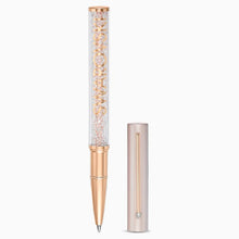 Load image into Gallery viewer, CRYSTALLINE GLOSS BALLPOINT PEN, PINK, ROSE-GOLD TONE PLATED