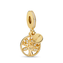 Load image into Gallery viewer, PANDORA Family Heritage Dangle Charm, PANDORA Shine  &amp; Clear CZ
