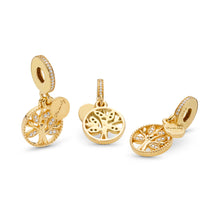 Load image into Gallery viewer, PANDORA Family Heritage Dangle Charm, PANDORA Shine  &amp; Clear CZ