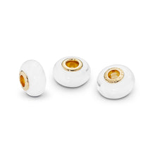 Load image into Gallery viewer, Pandora White Waves Charm, PANDORA Shine &amp; Murano Glass
