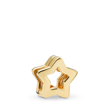 Load image into Gallery viewer, PANDORA REFLEXIONS™ Sleek Star Clip Charm, PANDORA Shine