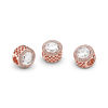 Load image into Gallery viewer, Pandora Radiant Hearts Charm, PANDORA Rose &amp; Clear CZ