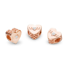 Load image into Gallery viewer, Pandora Mother Heart, PANDORA Rose &amp; Clear CZ
