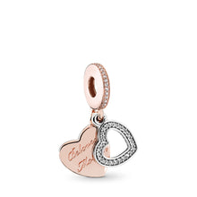 Load image into Gallery viewer, Pandora Beloved Mother Charm, PANDORA Rose &amp; Clear CZ