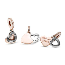 Load image into Gallery viewer, Pandora Beloved Mother Charm, PANDORA Rose &amp; Clear CZ