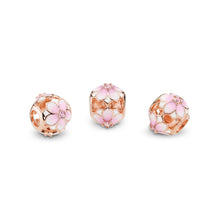 Load image into Gallery viewer, Pandora Magnolia Bloom Charm, PANDORA Rose, Blush Pink Crystal and Mixed Enamel