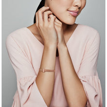 Load image into Gallery viewer, PANDORA REFLEXIONS  Space Rocket Clip Charm, PANDORA Rose  &amp; Clear CZ -