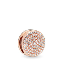 Load image into Gallery viewer, PANDORA Reflexions Dazzling Elegance Clip Charm, PANDORA Rose &amp; Clear CZ