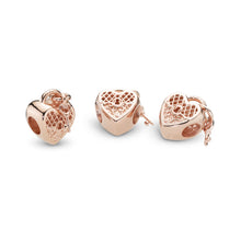 Load image into Gallery viewer, Pandora Love You Lock Charm, PANDORA Rose