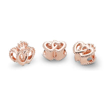 Load image into Gallery viewer, Pandora United Regal Hearts Charm, PANDORA Rose