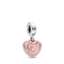 Load image into Gallery viewer, Pandora Path to Love Charm, PANDORA Rose, Pink Crystal &amp; Enamel